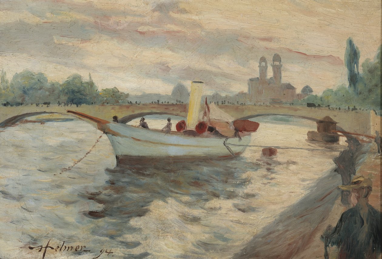 Motief van de Seine door Helmer Osslund