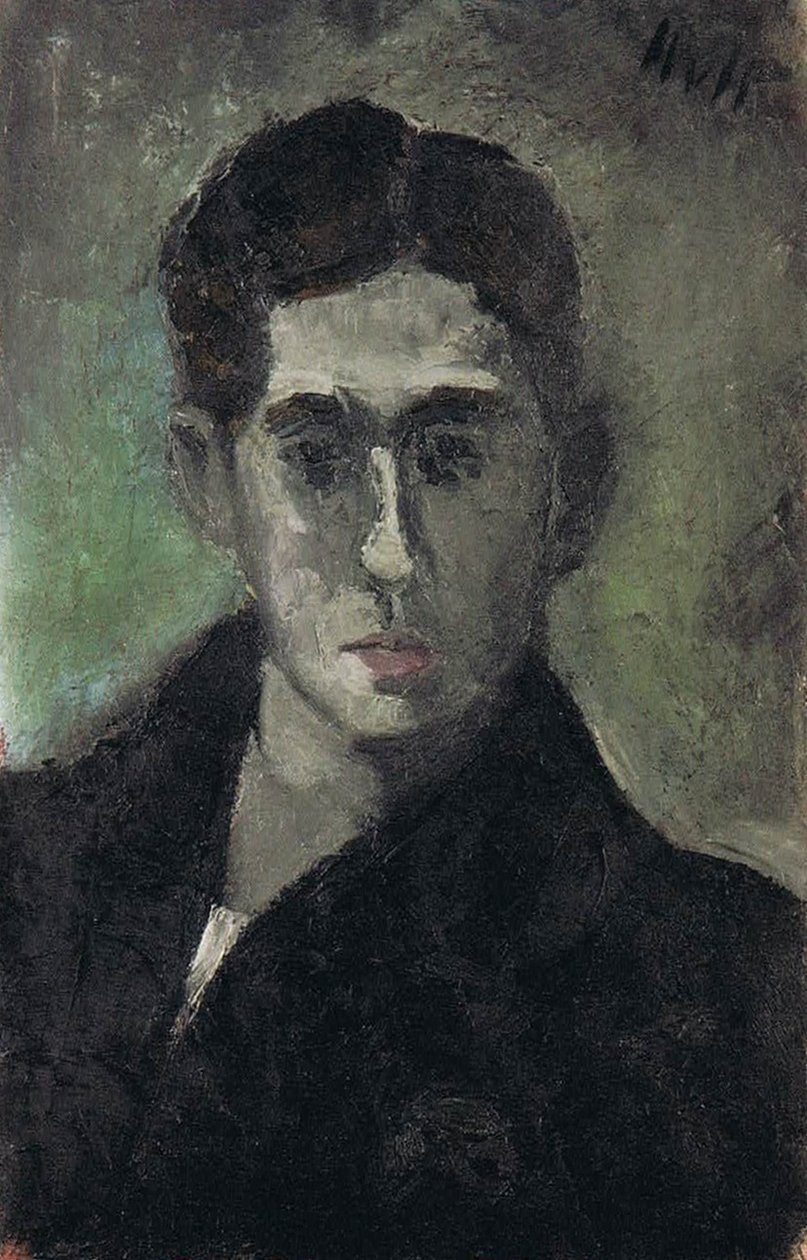 Zelfportret, 1923 door Helmut Kolle