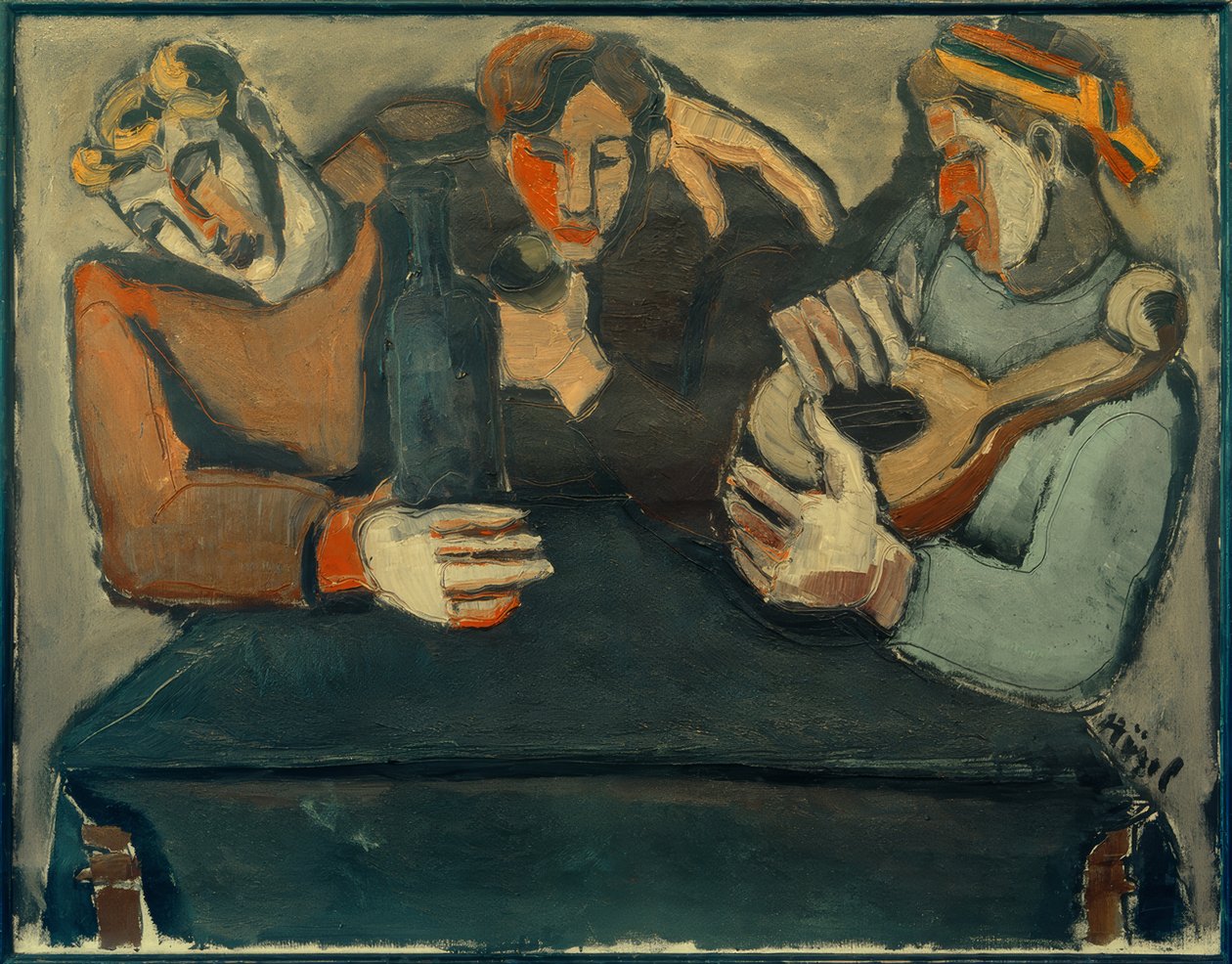 De drie drinkers door Helmut Kolle