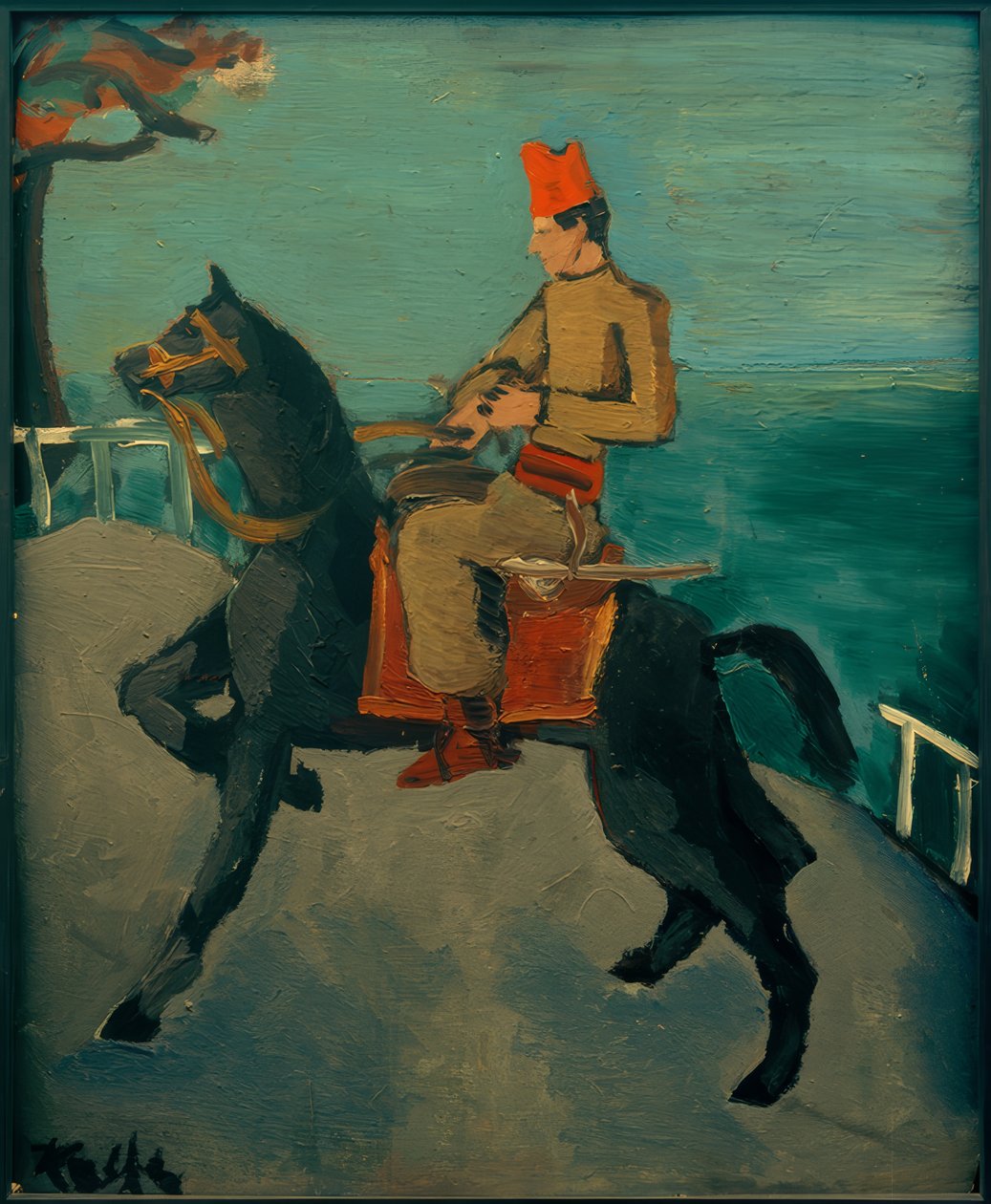 Spahi te paard V door Helmut Kolle