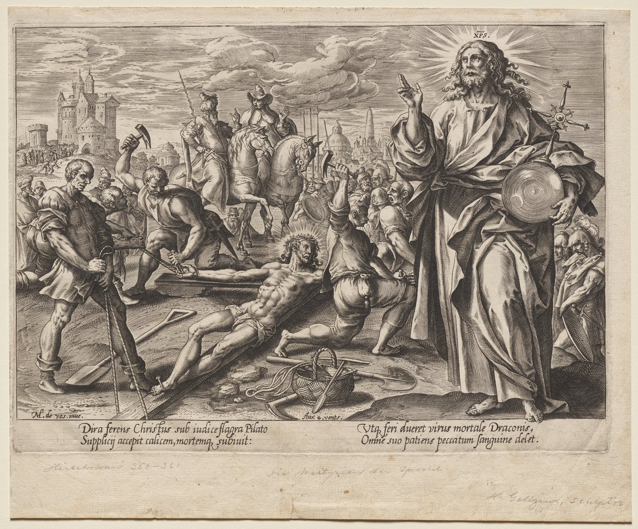 Christus door Hendrick Goltzius