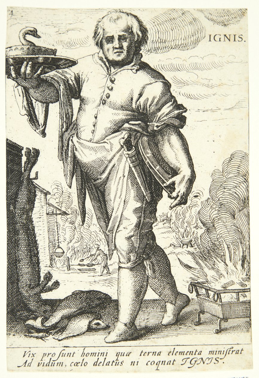 Vuur (Ignis) door Hendrick Goltzius