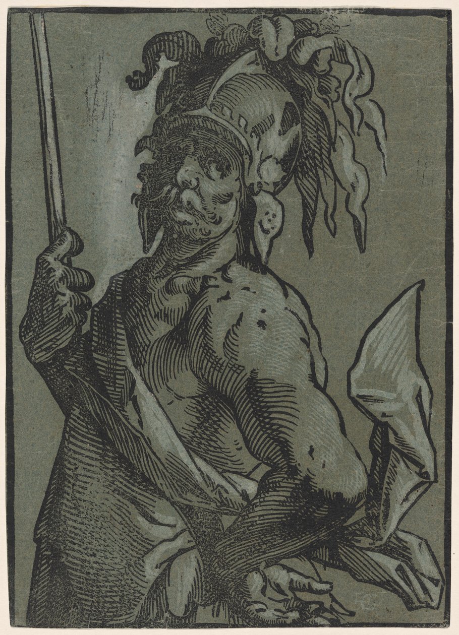 Mars door Hendrick Goltzius
