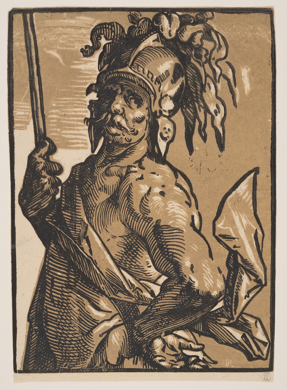 Mars door Hendrick Goltzius