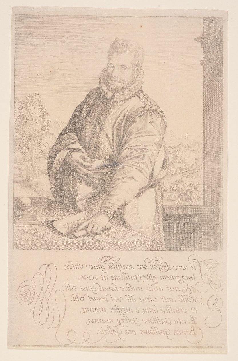 Philips Galle door Hendrick Goltzius