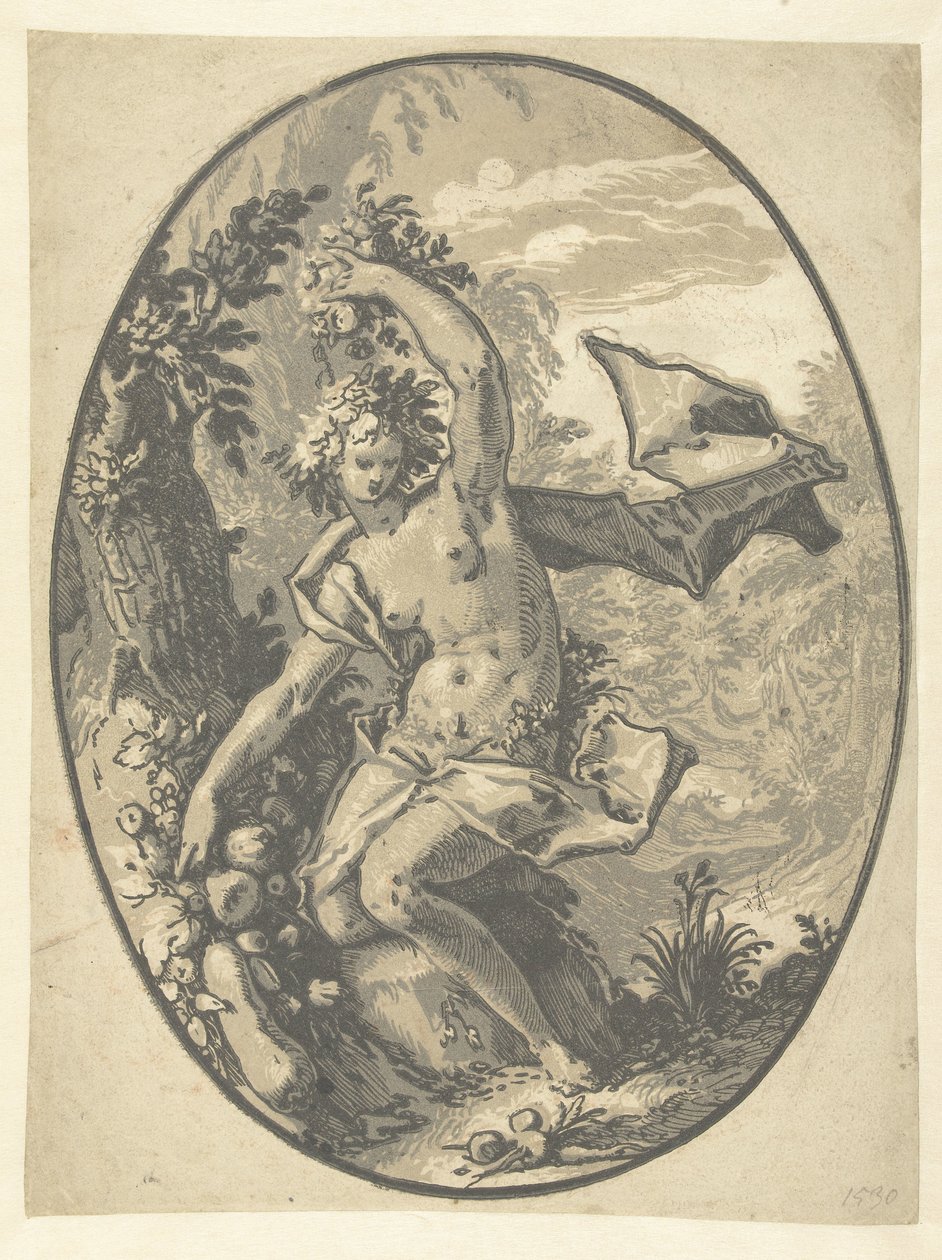 Proserpina door Hendrick Goltzius