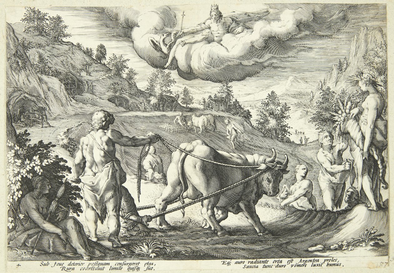 Zilveren tijdperk door Hendrick Goltzius