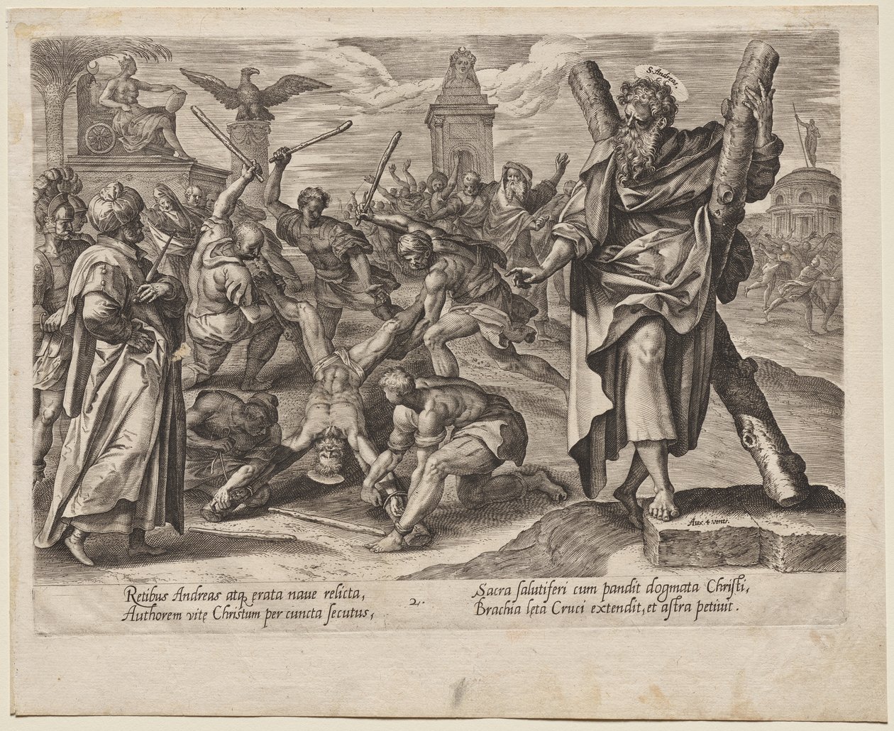 St. Andreas door Hendrick Goltzius