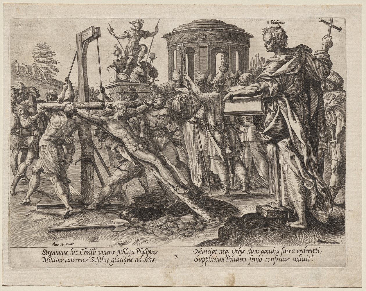 St. Philippus door Hendrick Goltzius