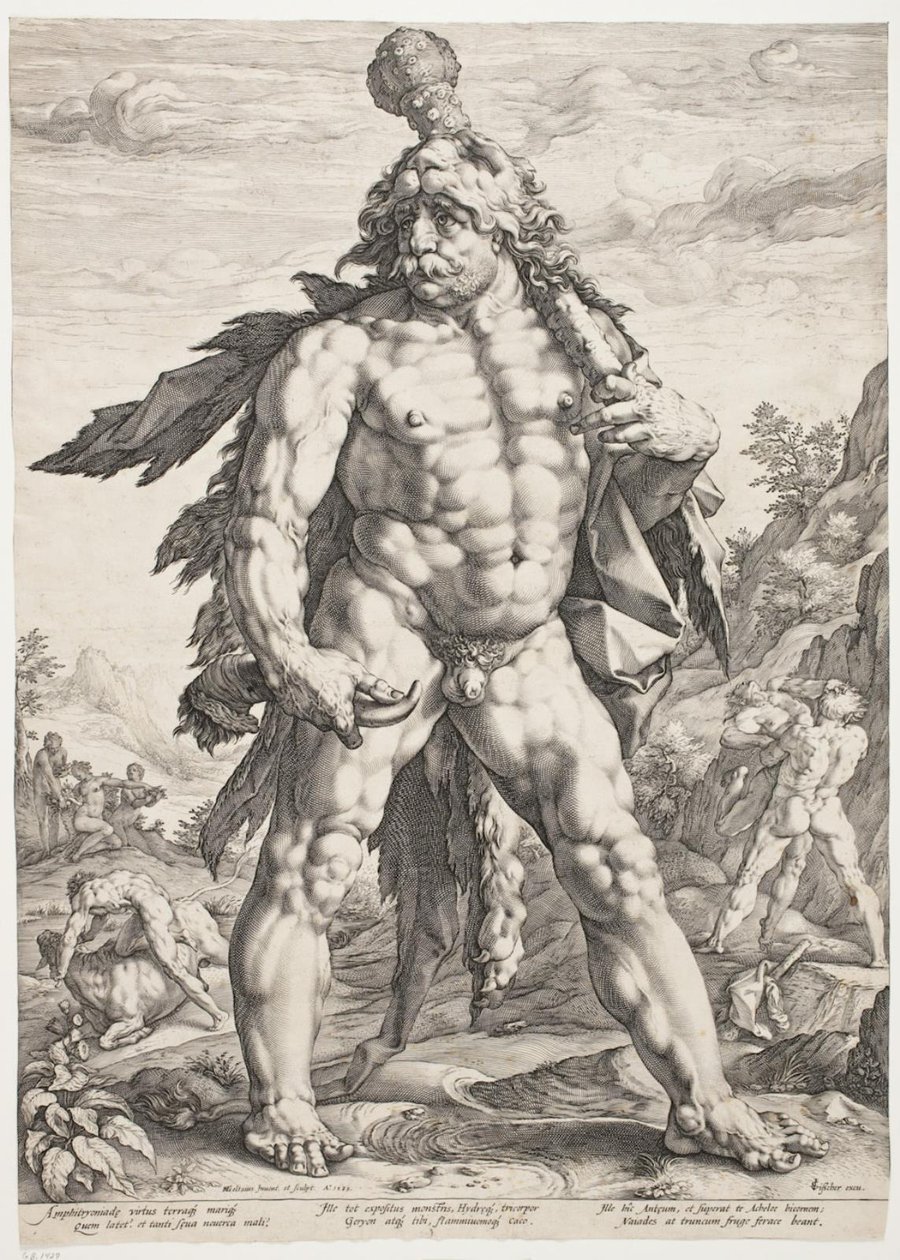 De Grote Hercules door Hendrick Goltzius