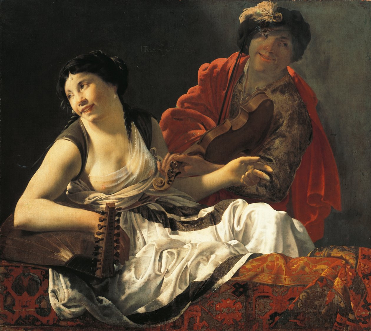 Concert door Hendrick Jansz Terbrugghen