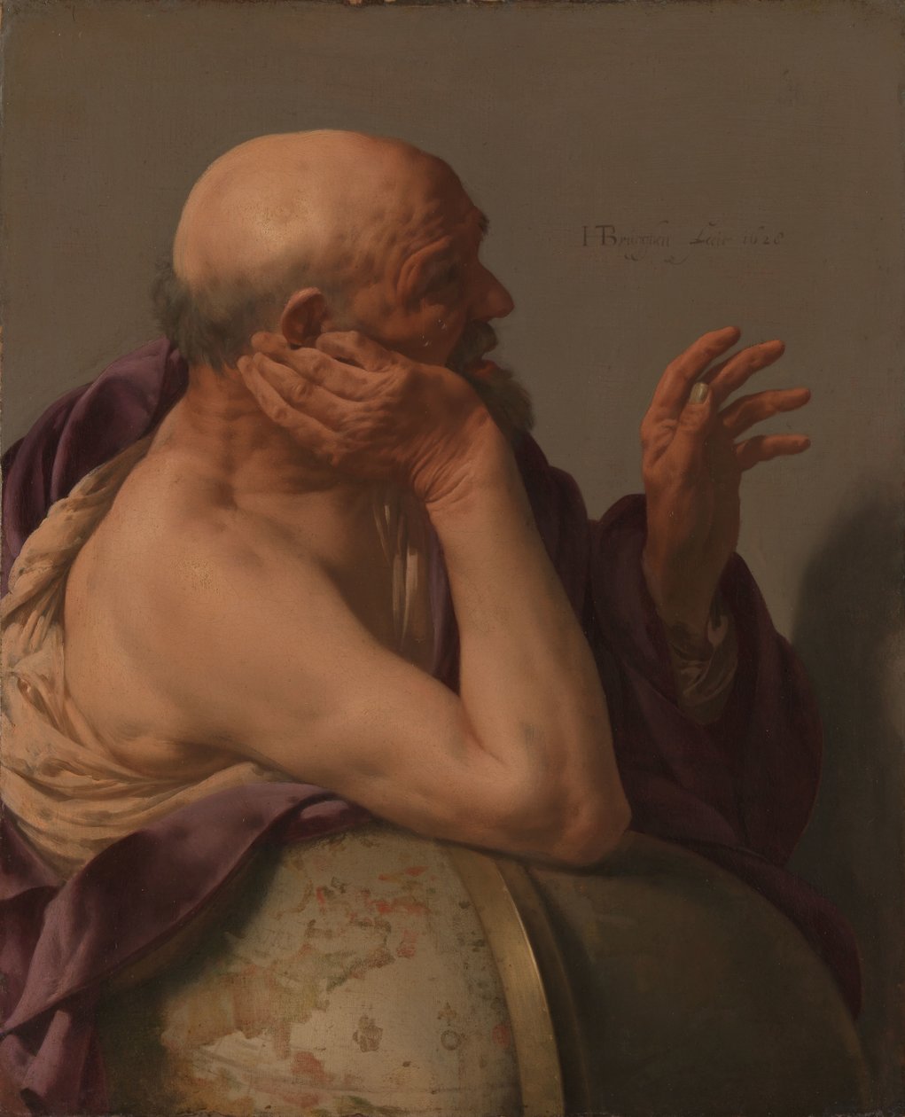 Heraclitus door Hendrick ter Brugghen