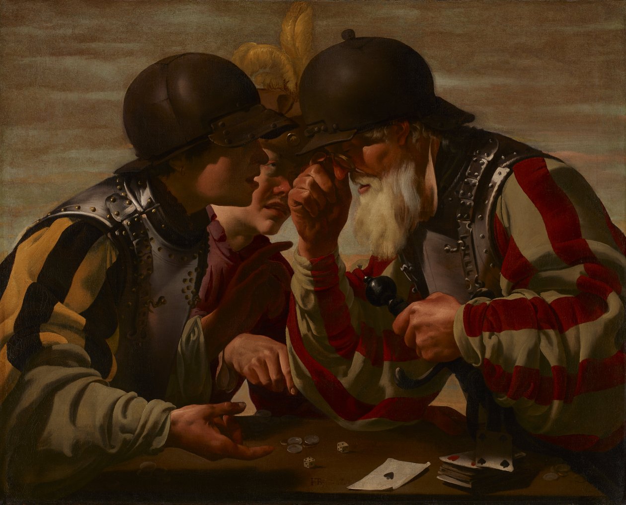 De Gokkers door Hendrick ter Brugghen