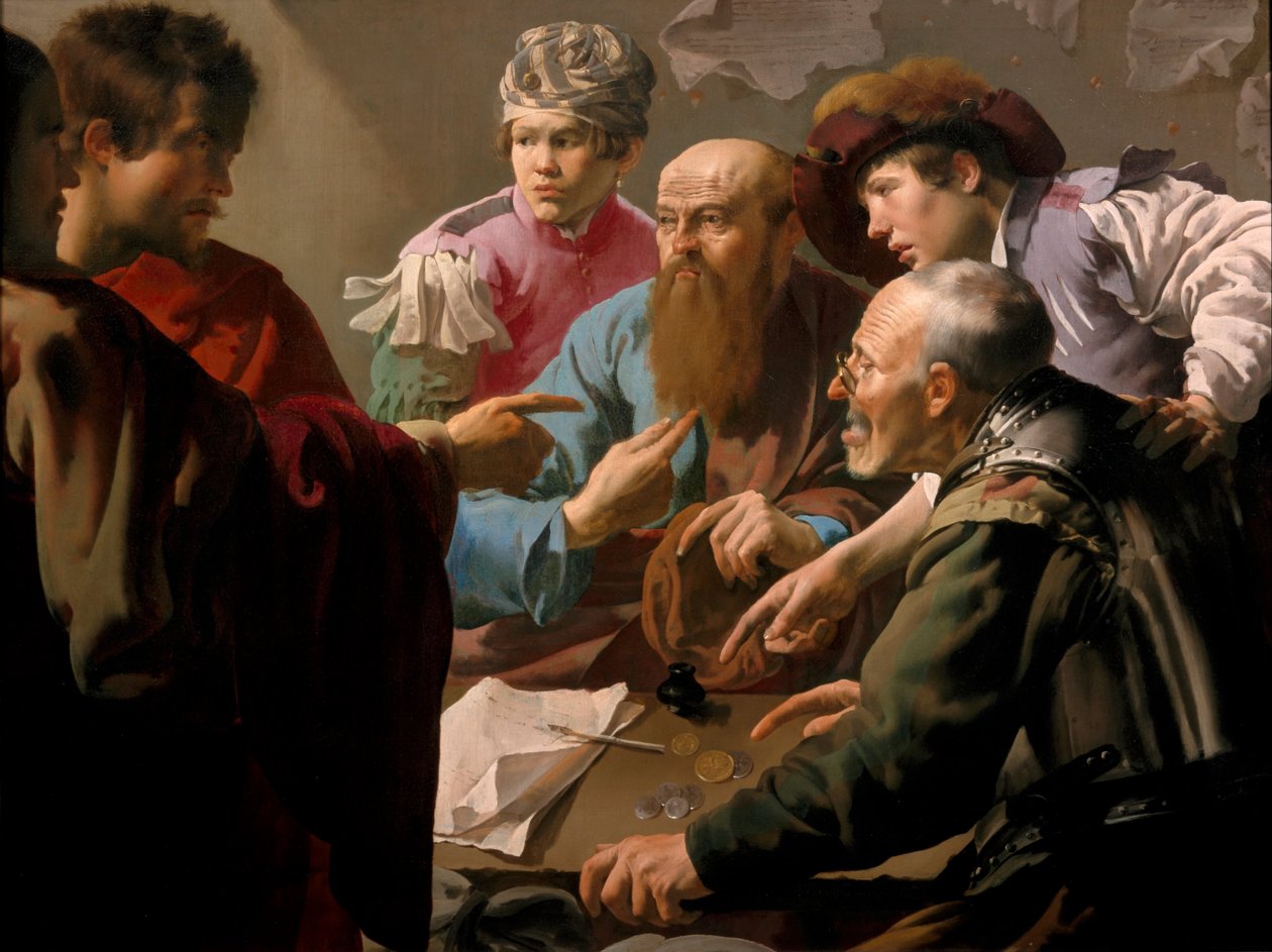 De roeping van Sint-Matheus door Hendrick ter Brugghen