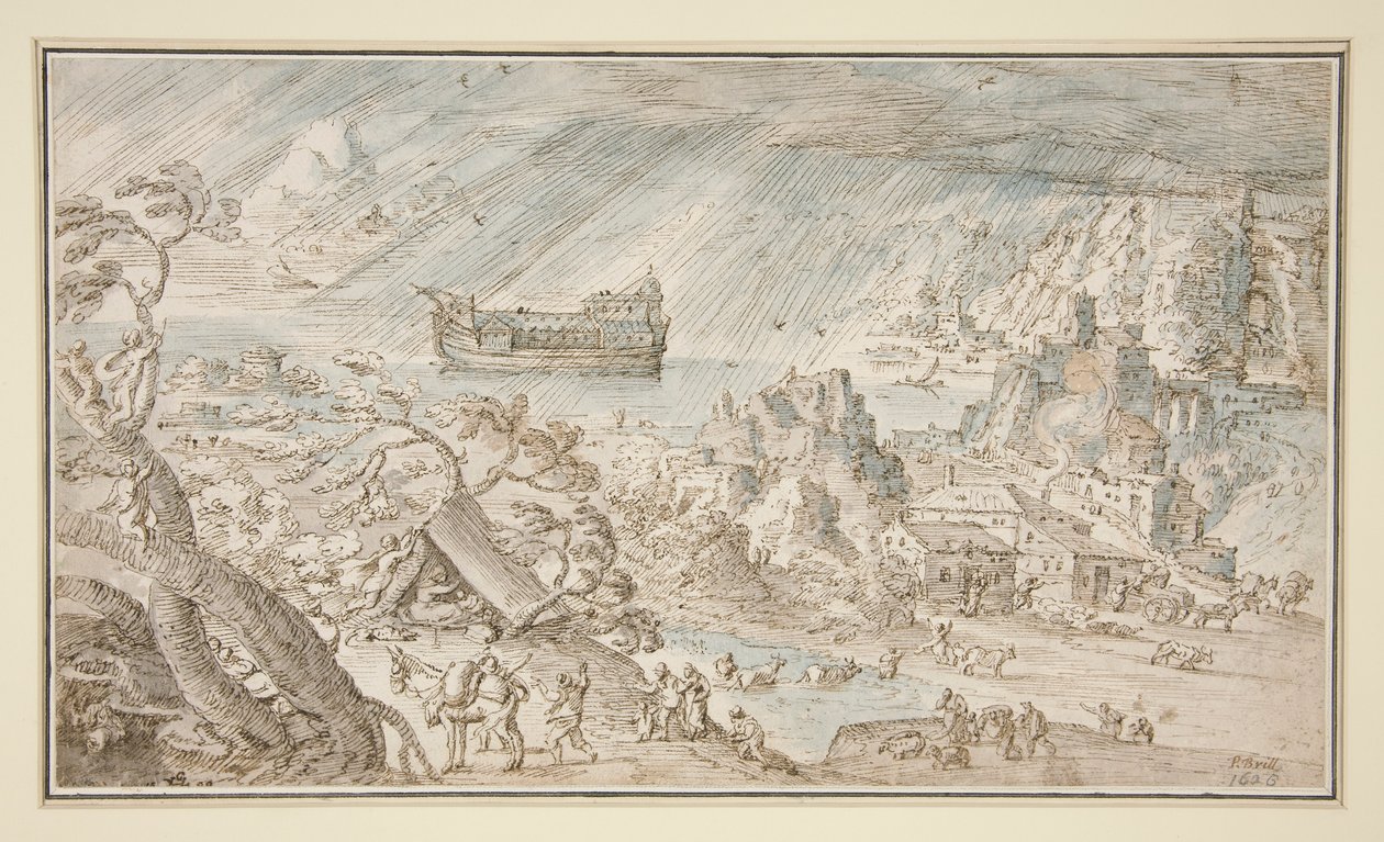 De Zondvloed door Hendrick van Cleve III