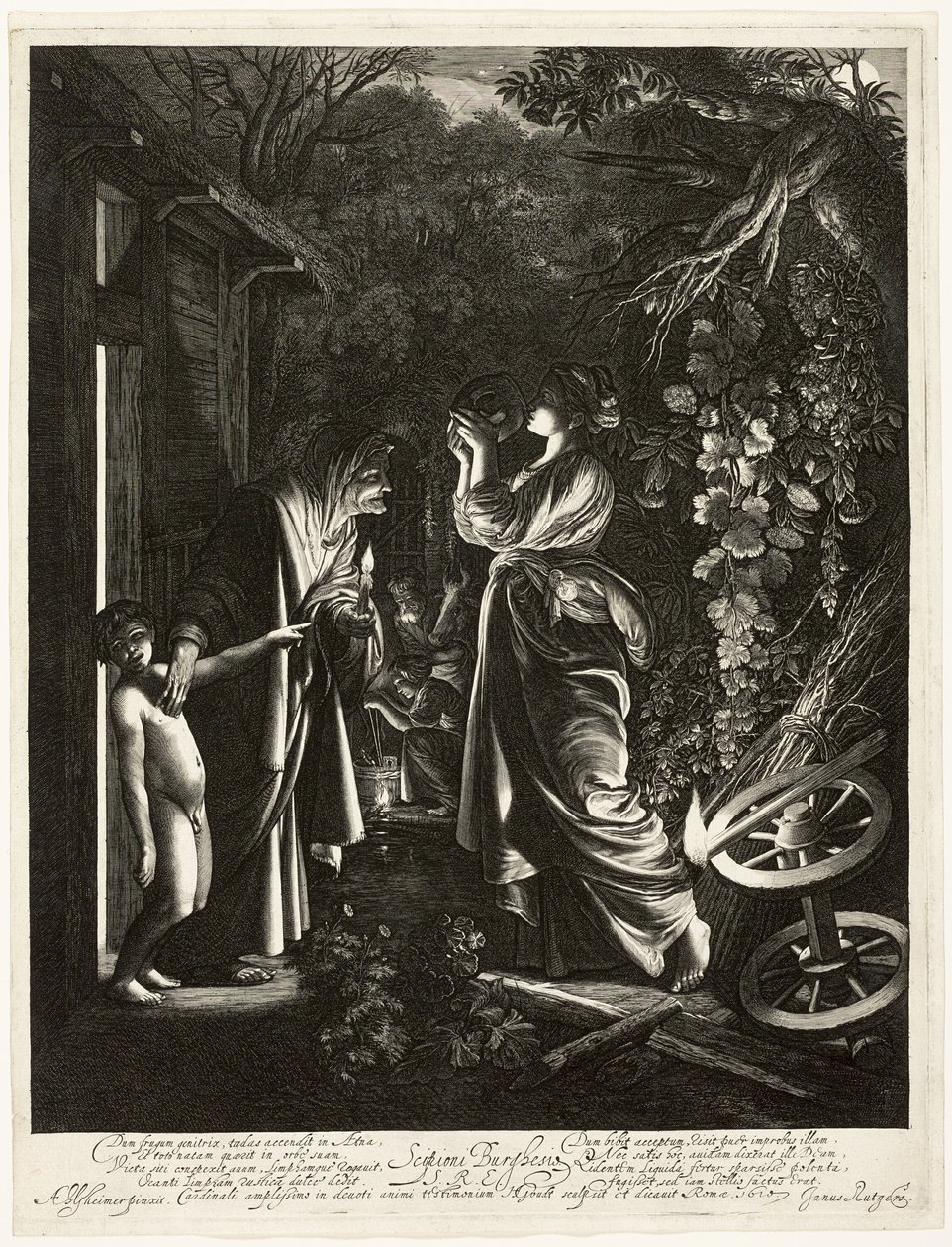 De spot van Ceres door Hendrick von Goudt