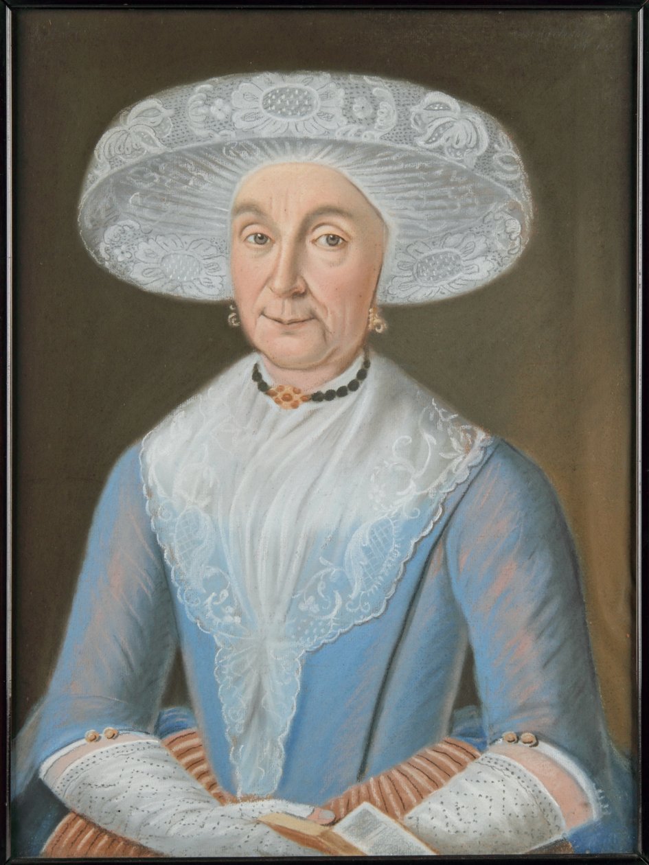 Portret van Ytje Hayes (1712-1798) door Hendricus Johan Antonius Baur