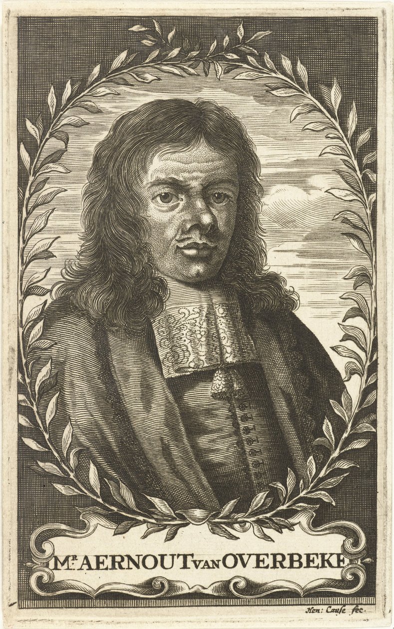 Portret van Aernout van Overbeke door Hendrik Causé