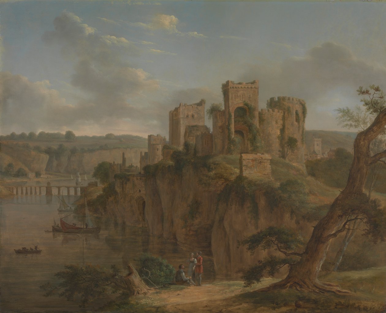 Chepstow Kasteel door Hendrik Frans de Cort