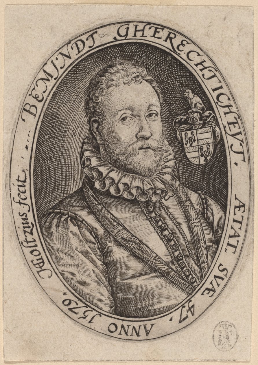 Adriaen van Swieten door Hendrik Goltzius