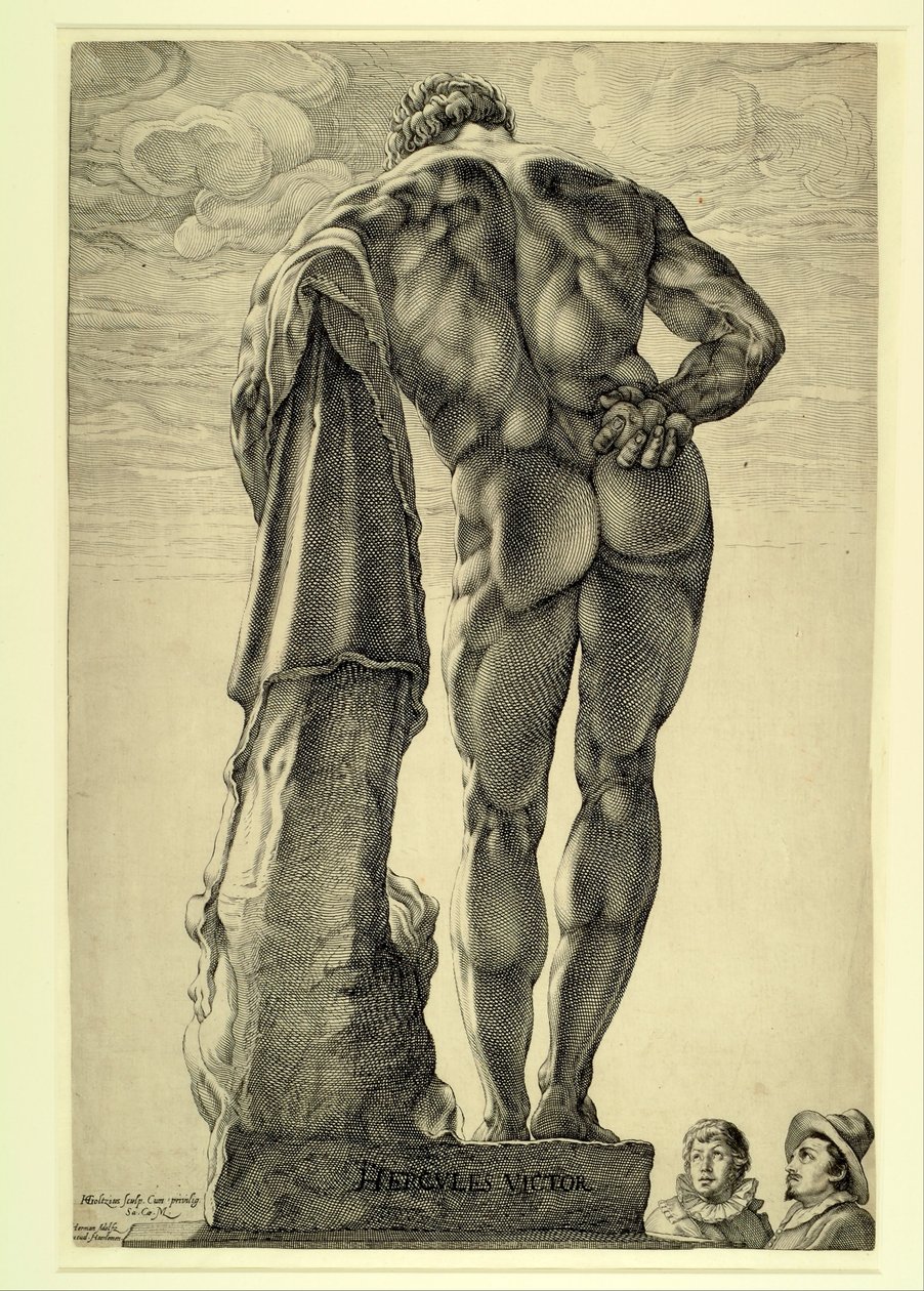 Farnese Hercules door Hendrik Goltzius