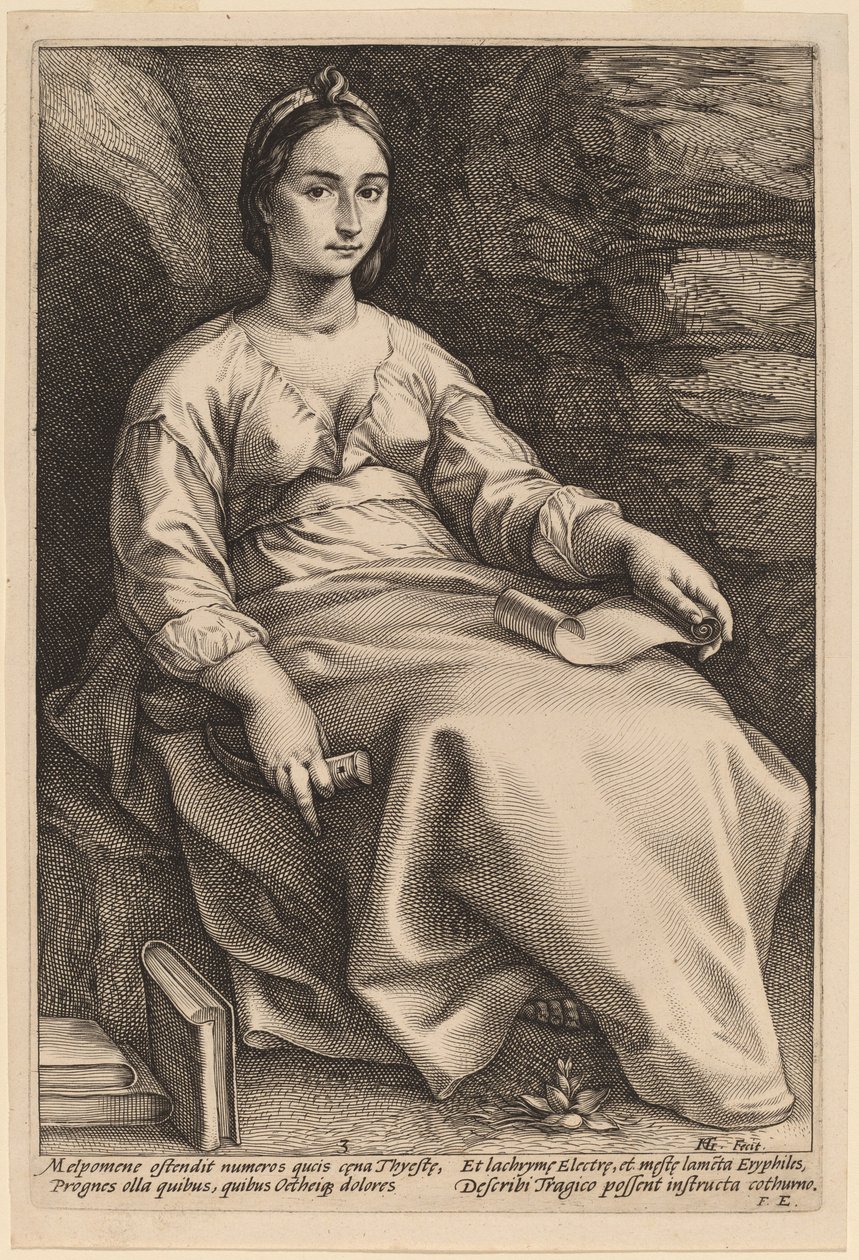 Melpomene door Hendrik Goltzius