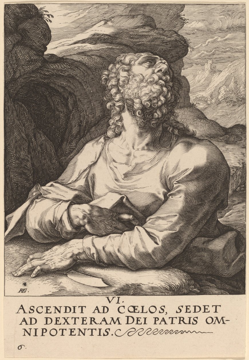 Sint Bartholomeus door Hendrik Goltzius