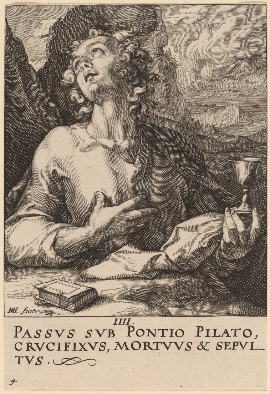 Sint Jan door Hendrik Goltzius