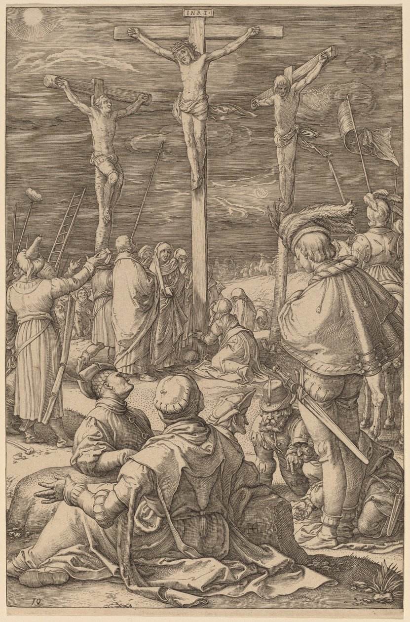 De Kruisiging door Hendrik Goltzius