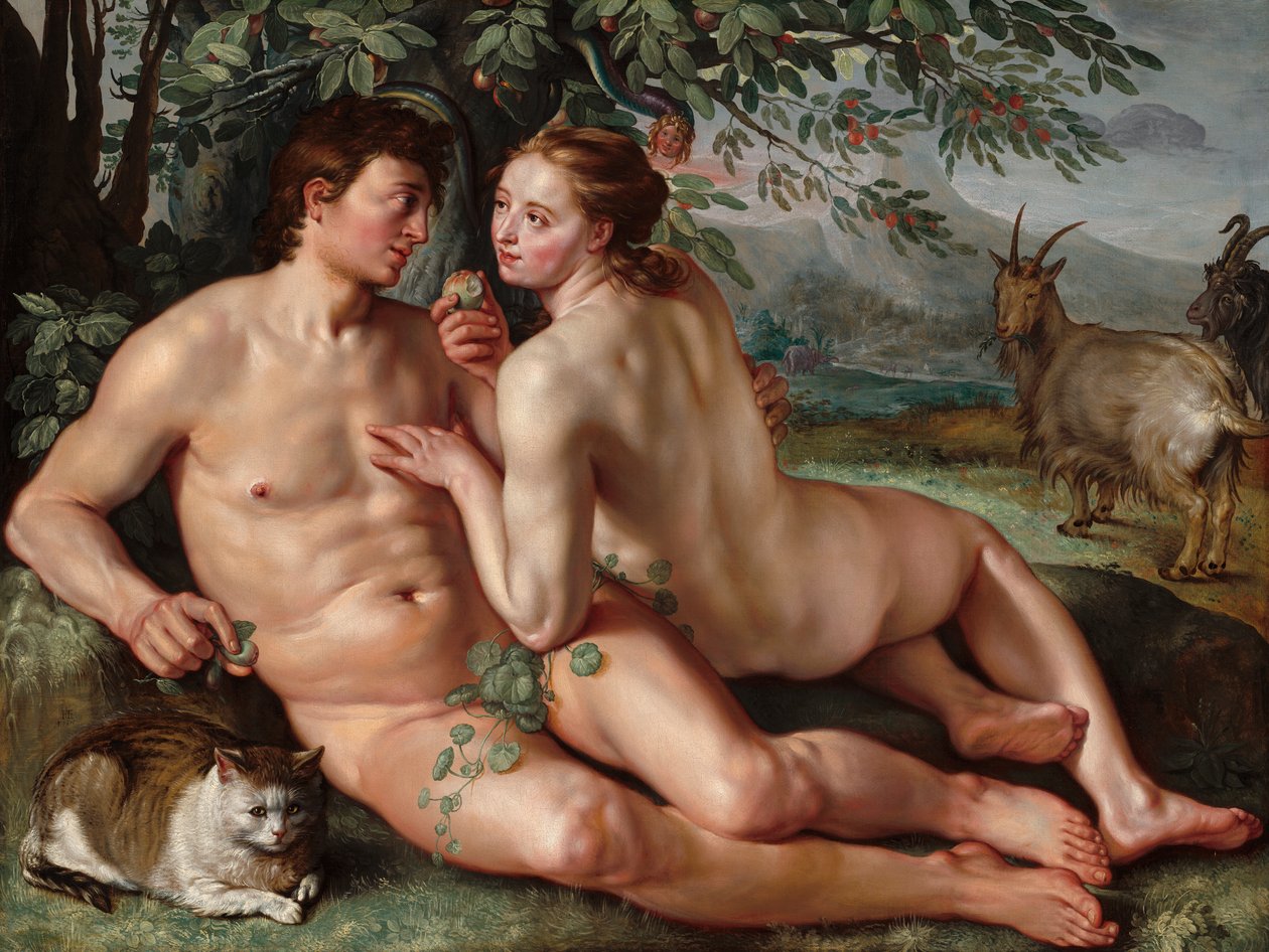 De Val van de Mens door Hendrik Goltzius