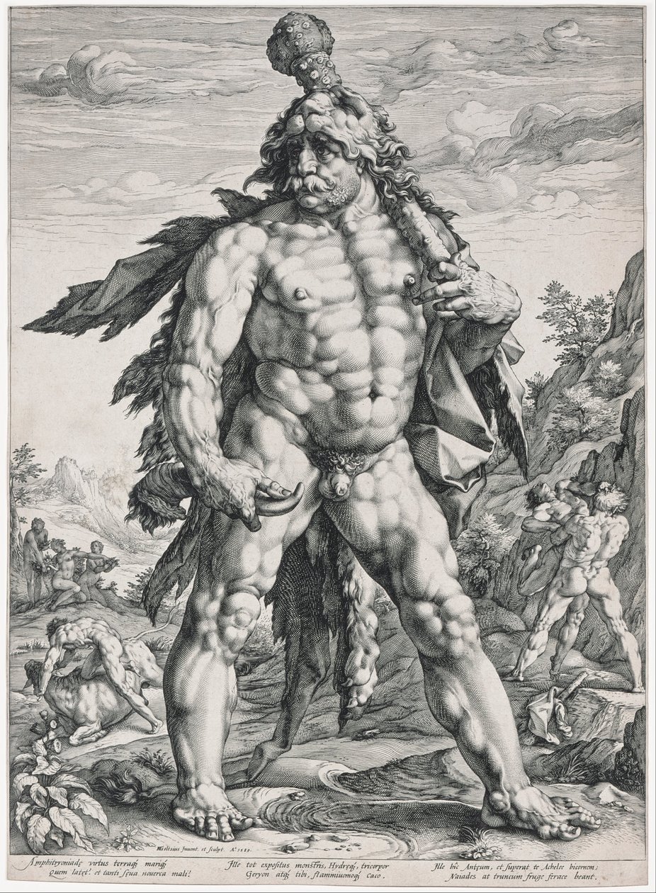 De grote Hercules door Hendrik Goltzius