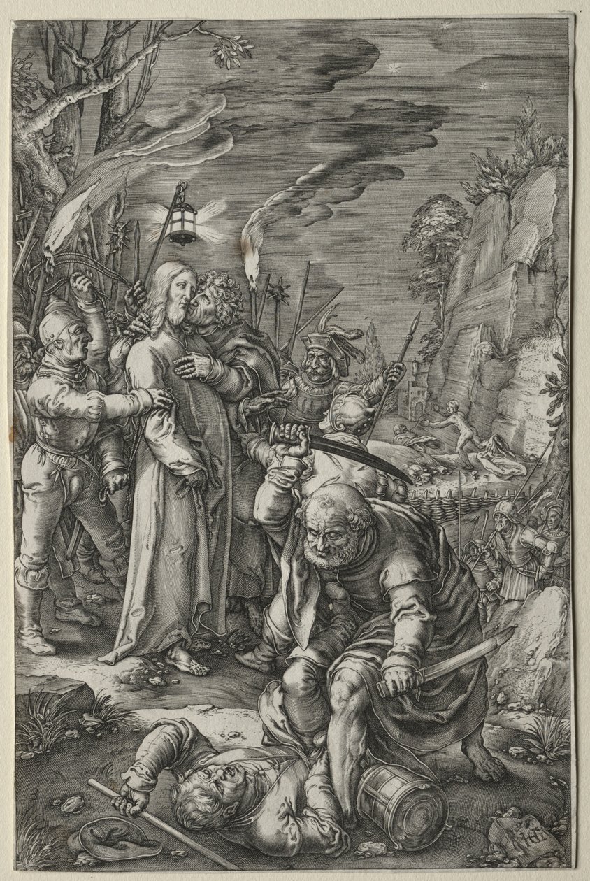 De Passie door Hendrik Goltzius