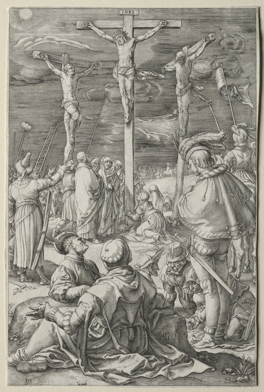 De Passie door Hendrik Goltzius