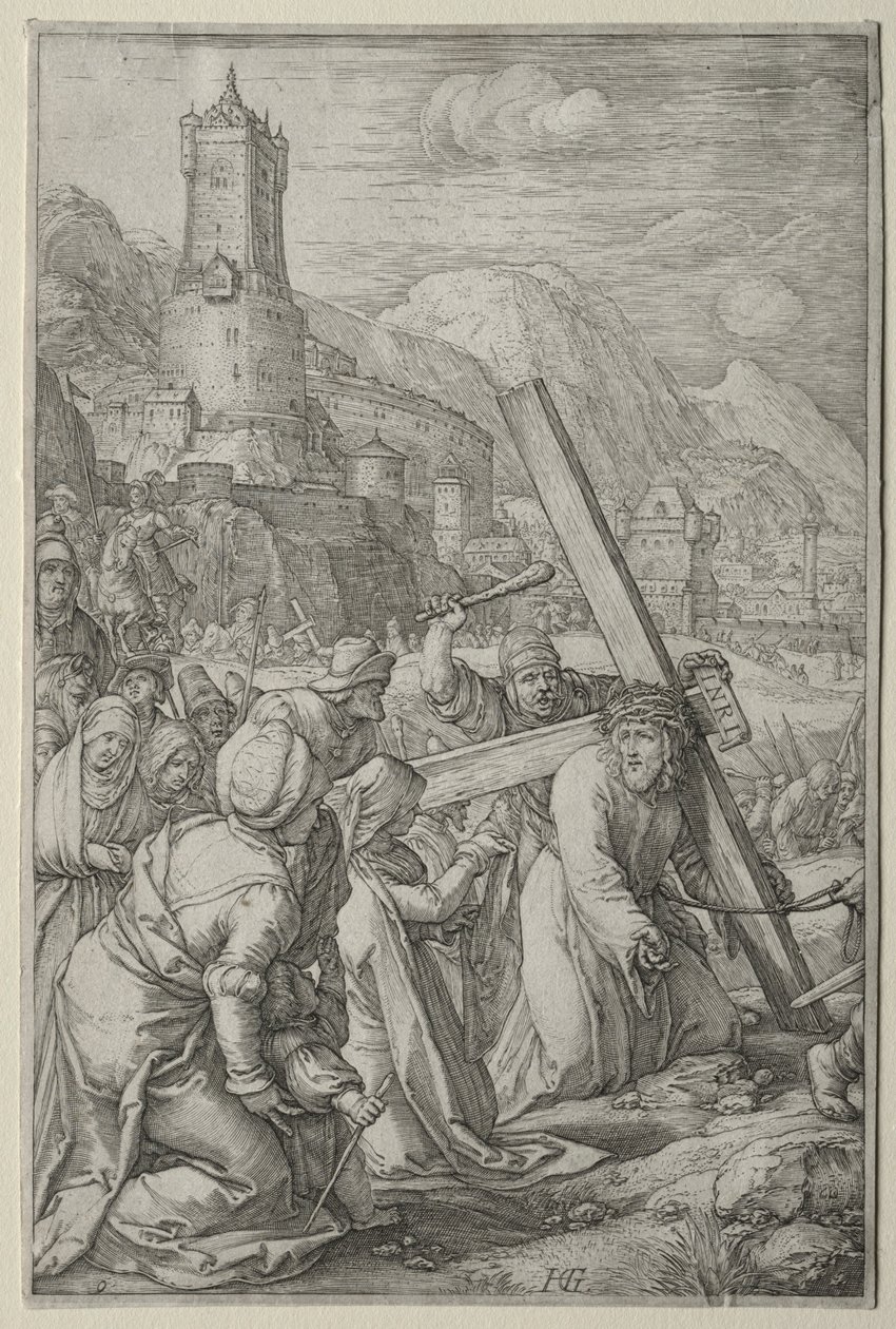 De Passie door Hendrik Goltzius