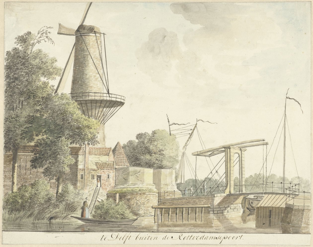 Rotterdamse Poort te Delft door Hendrik Tavenier