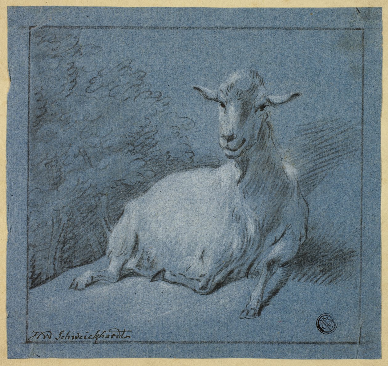 Geit door Hendrik Willem Schweickhardt