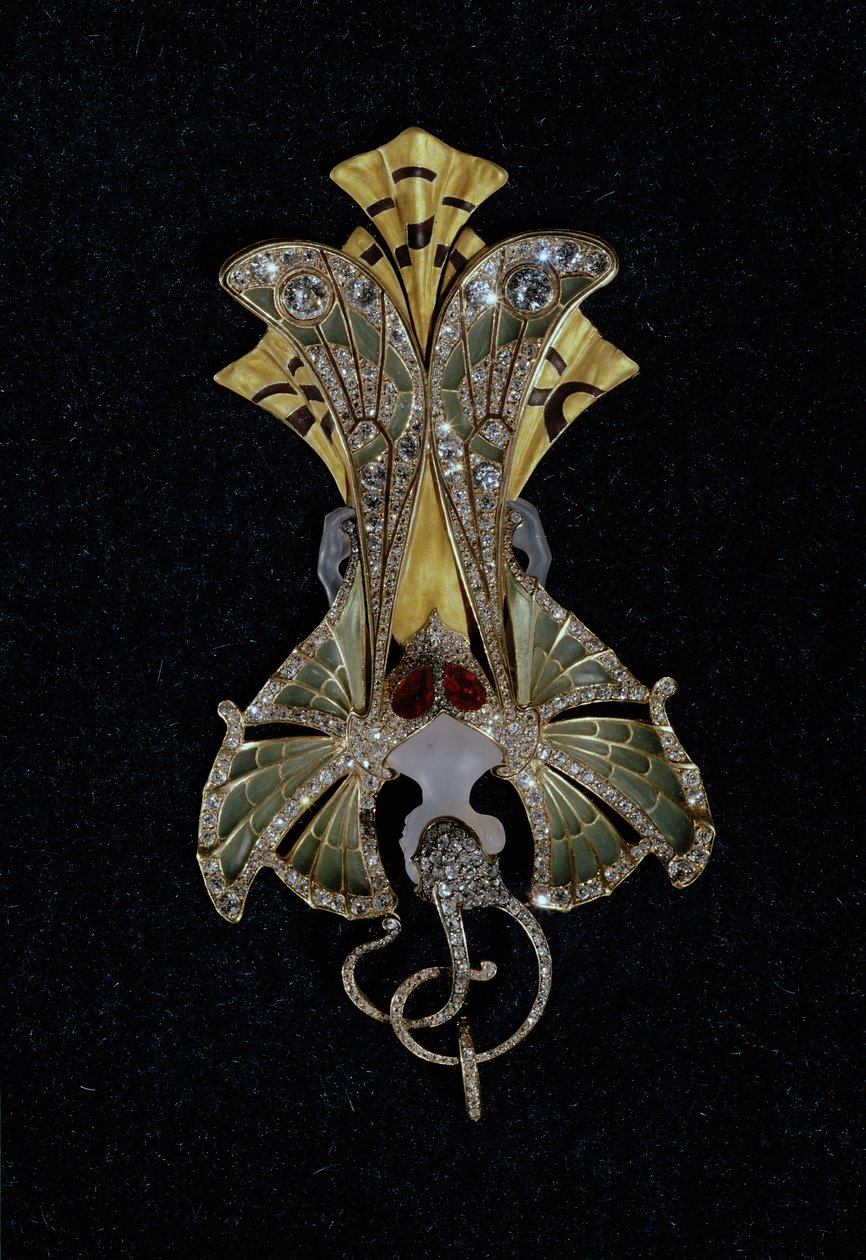 Art Nouveau hanger getiteld 