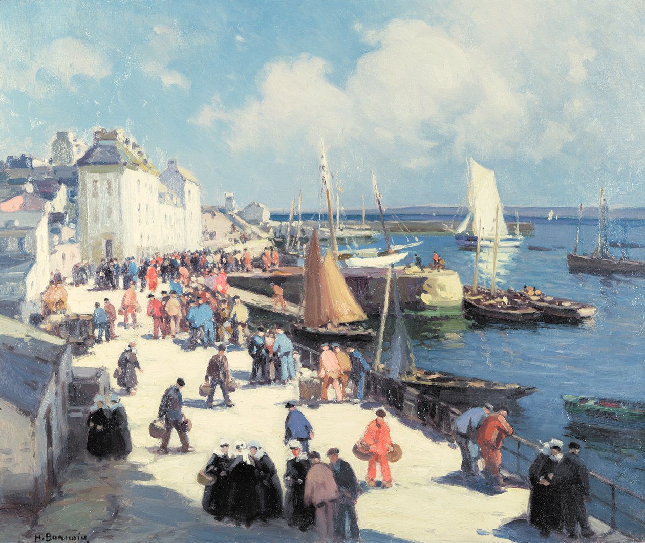 Douarnenez door Henri Alphonse Barnoin