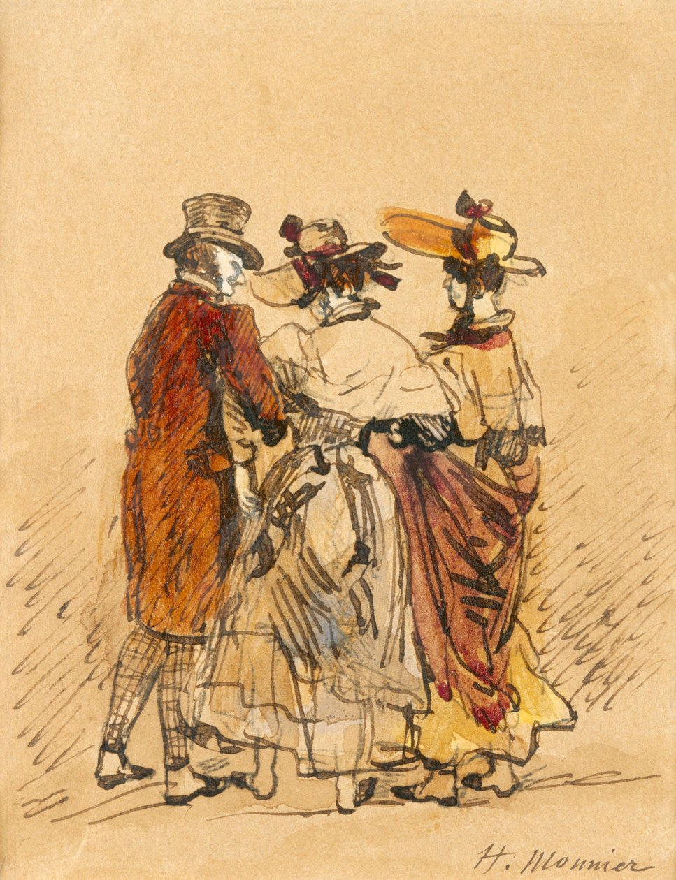De Wandeling door Henri Bonaventure Monnier