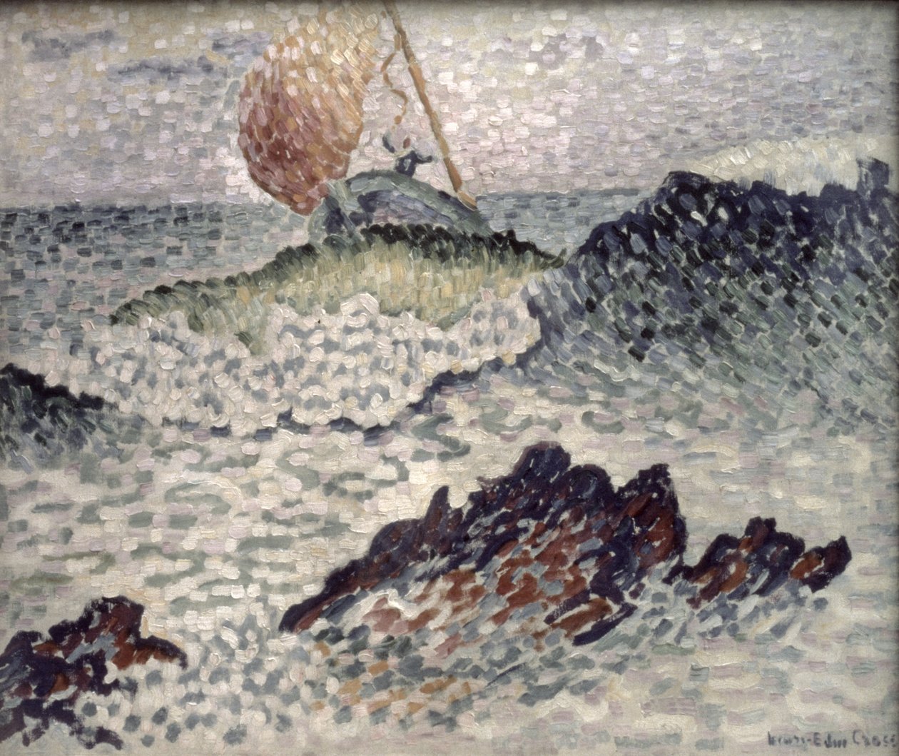 Het Schipbreuk door Henri Edmond Cross