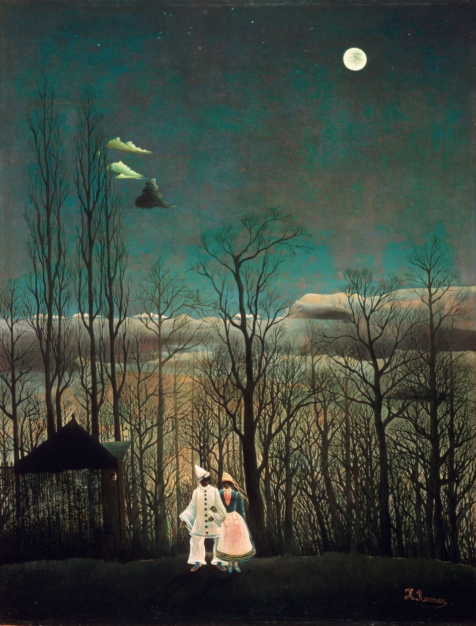 Carnavalsavond door Henri Emilien Rousseau