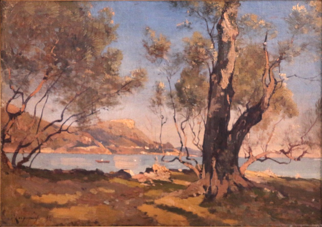 Bomen in Beaulieu door Henri Joseph Harpignies