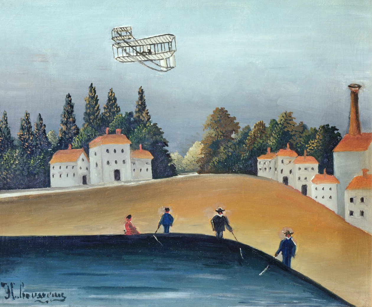 De vissers, c.1908-09 door Henri Rousseau