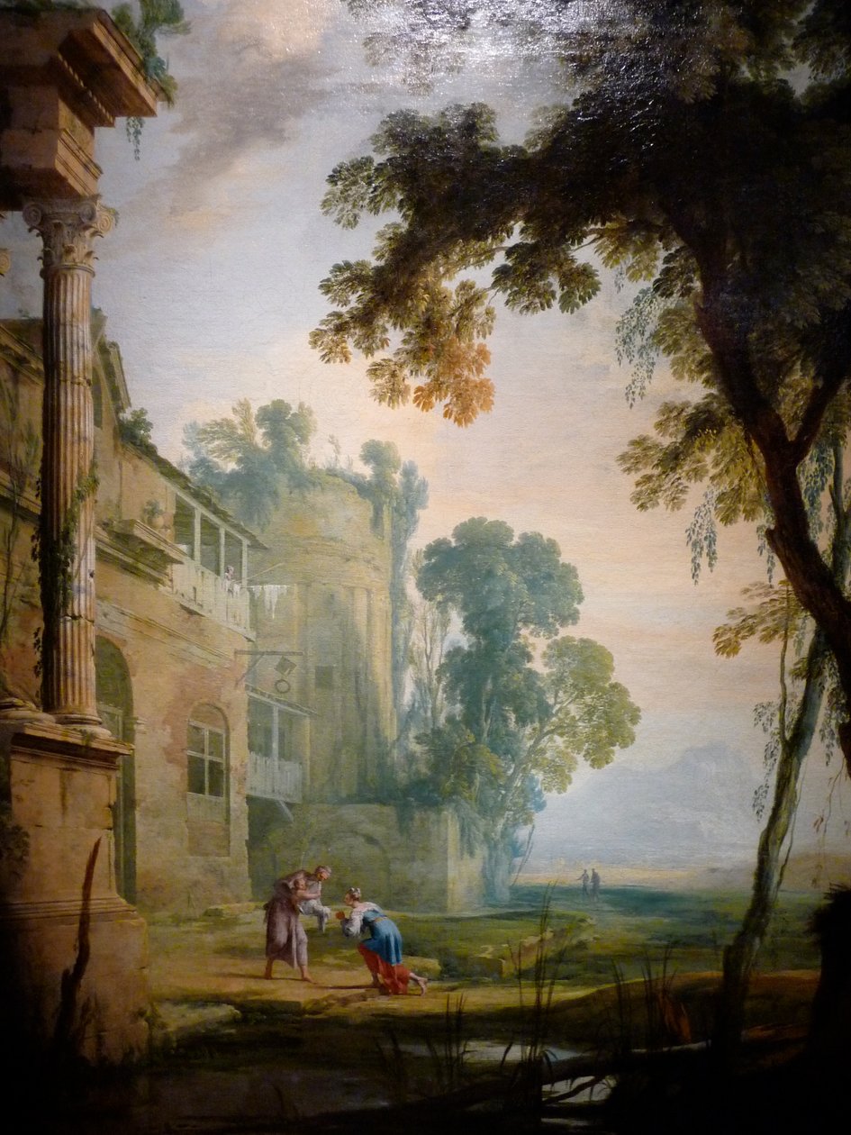 Henri Mauperché Landschap rond 1650 Olie op doek door Henri Mauperche