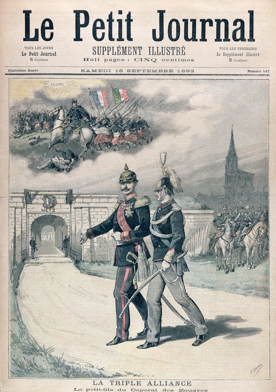 De Drievoudige Alliantie, illustratie uit 