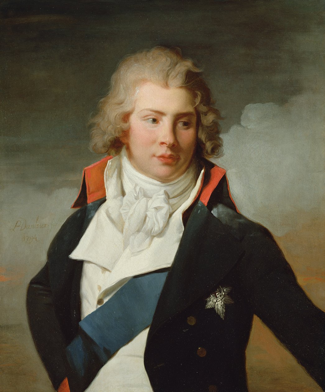 Portret van Prins Augustus Frederick door Henri Pierre Danloux