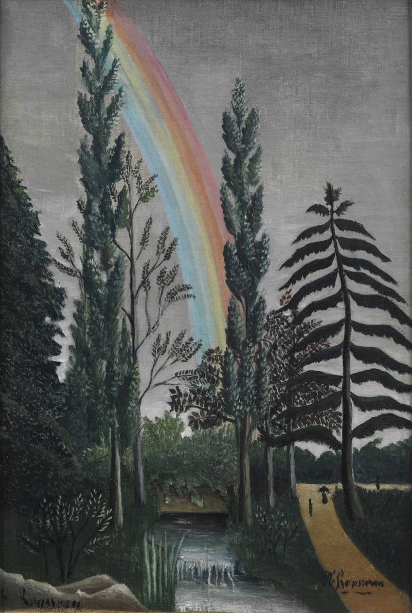 Het meer van Daumesnil door Henri Rousseau