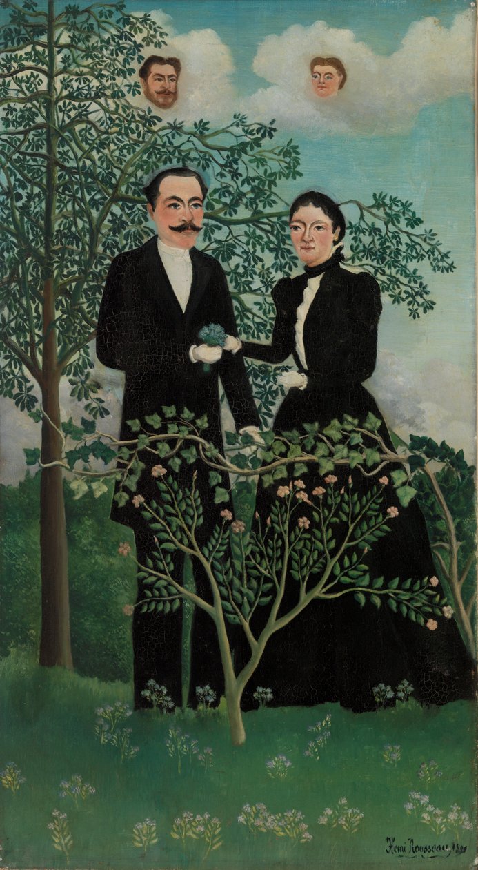 Het verleden en het heden, of Filosofische gedachte door Henri Rousseau