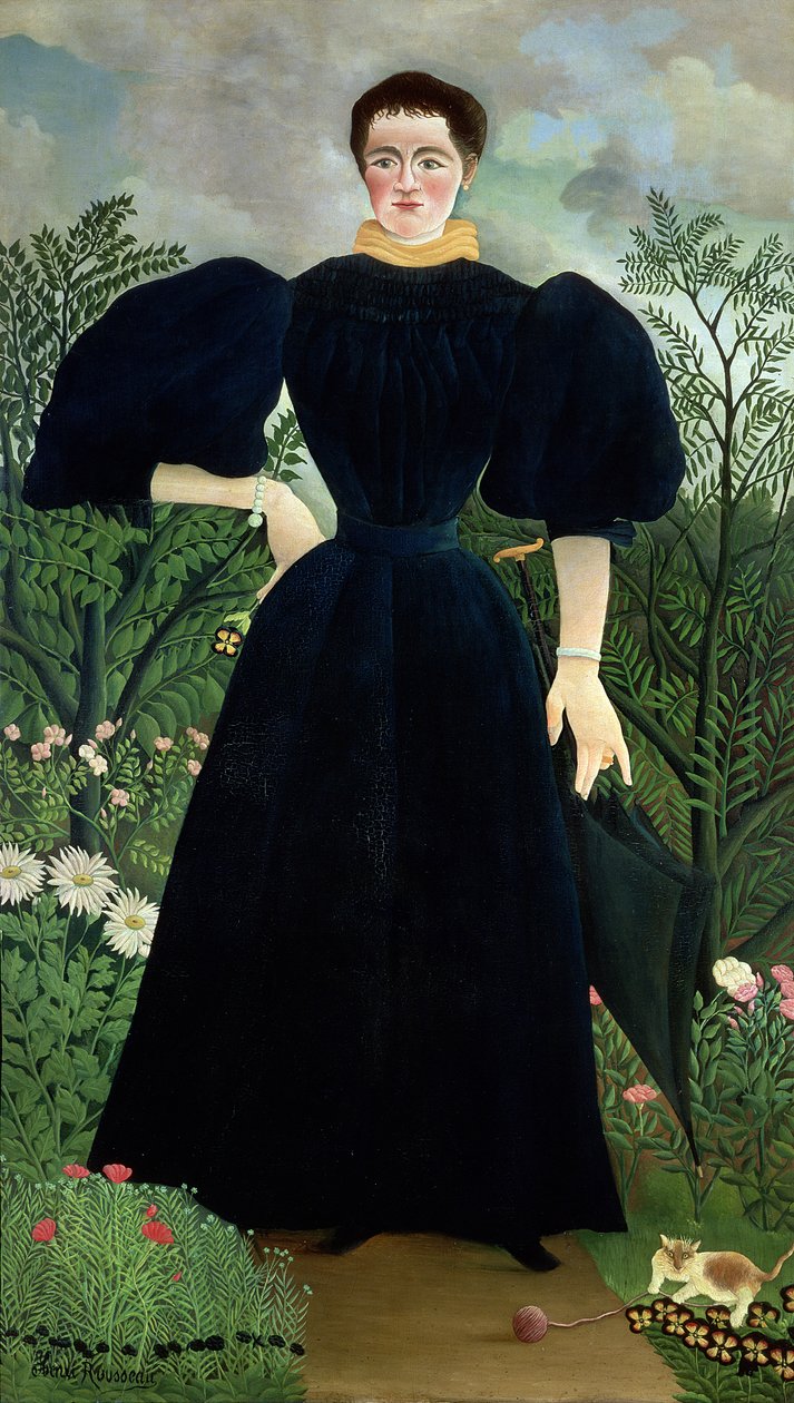 Portret van een Vrouw, c.1895-97 door Henri Rousseau