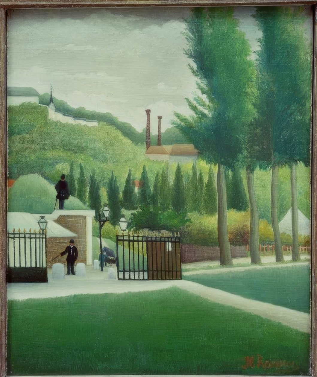 Tolstation door Henri Rousseau